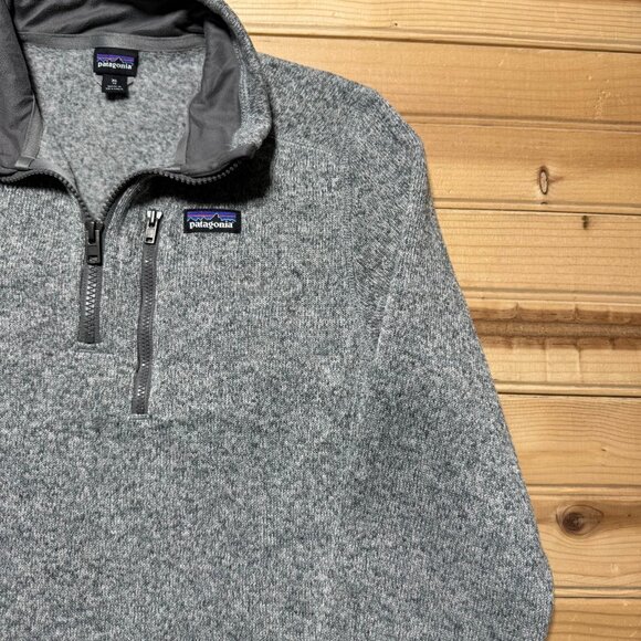Patagonia Better Sweater 1/4 Zip Mock Neck Fleece Pullover Jacket Girls XL (14) - Picture 6 of 12